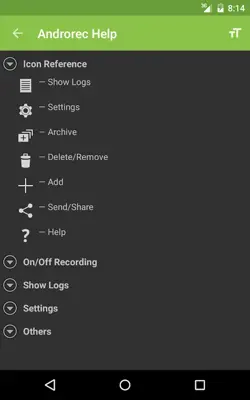 Androrec android App screenshot 0