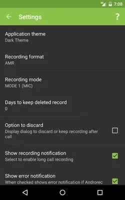 Androrec android App screenshot 1